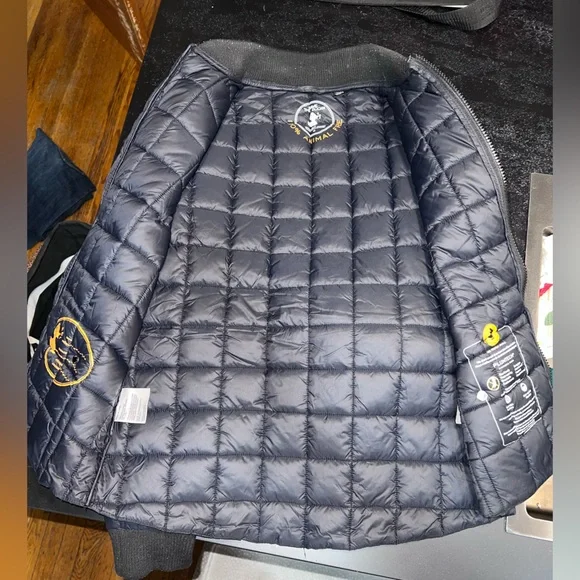 SAVE THE DUCK Boys 14 (Or Women’s S/M) Navy Puffer Jacket